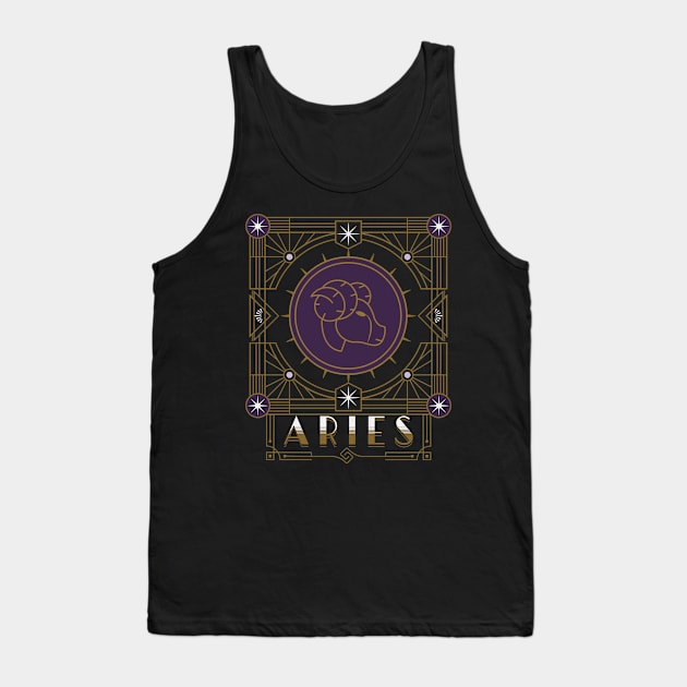 Great Aries Deco Tank Top by Skyborne Designs